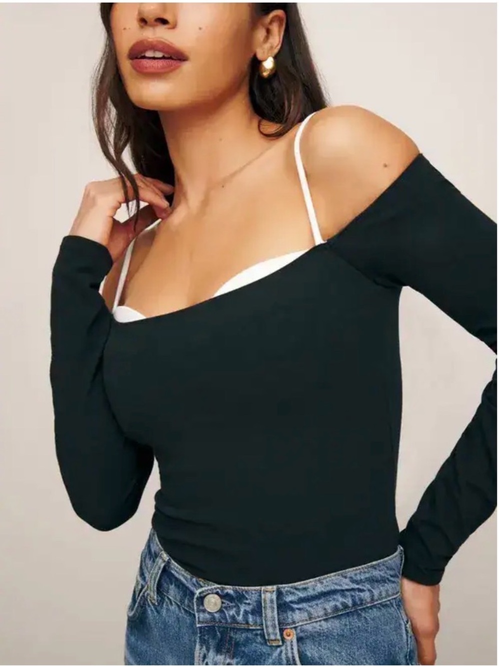 Reformation Genesis Knit Top GUC Sz Medium